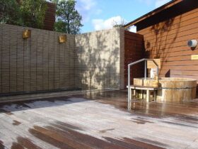cold plunge tub at home setup with ice cold water
