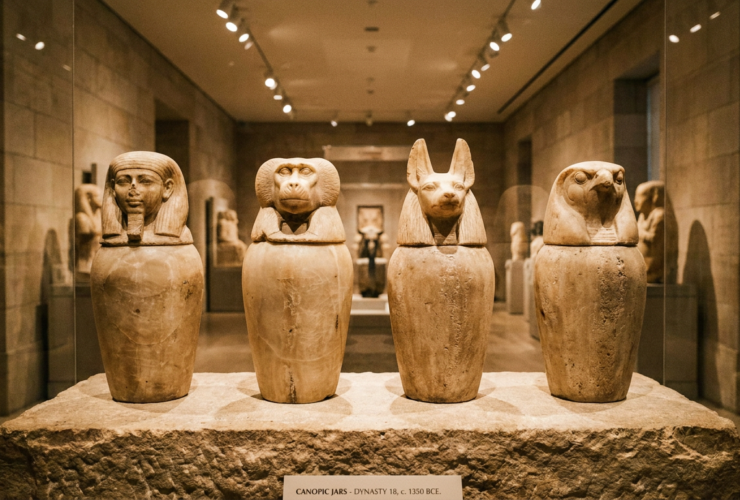 canopic jars ancient egypt - Canopic Jars Explained: What Ancient Egyptians Really Did With the Organs